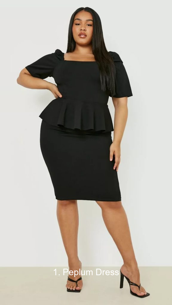 1. Peplum Dress