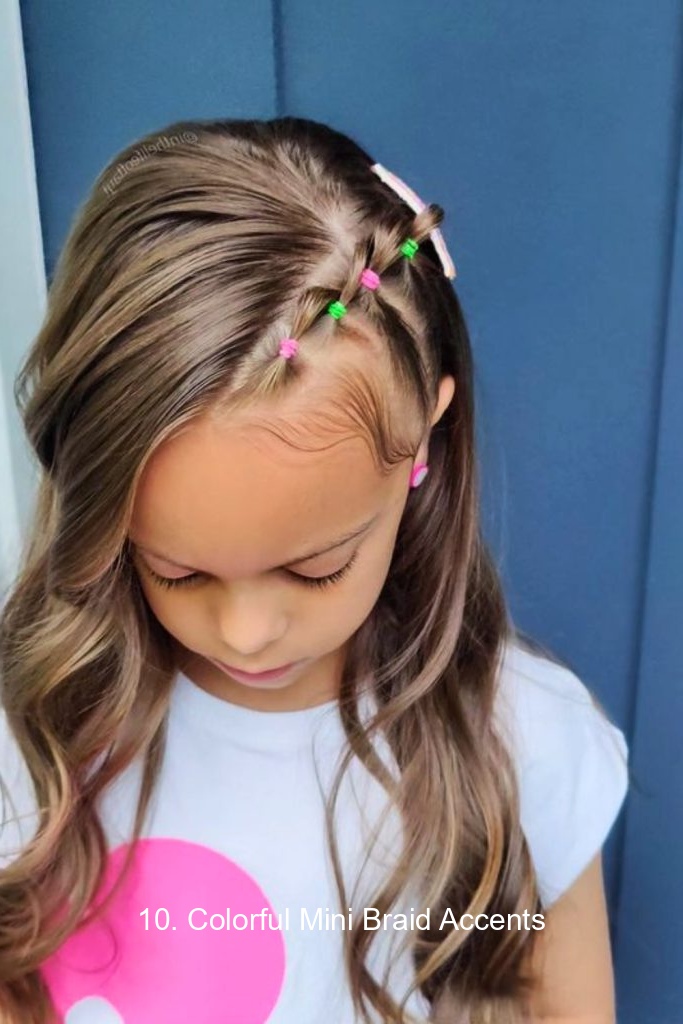 10. Colorful Mini Braid Accents