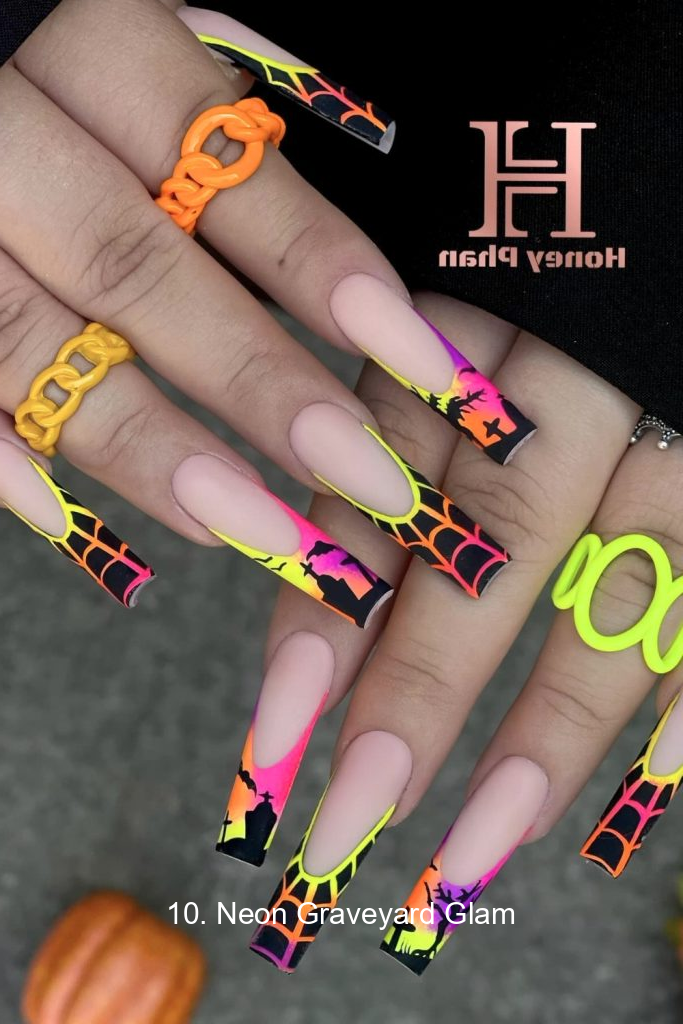 10. Neon Graveyard Glam