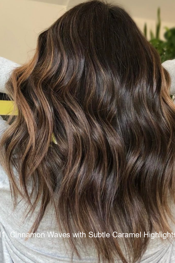 11. Cinnamon Waves with Subtle Caramel Highlights