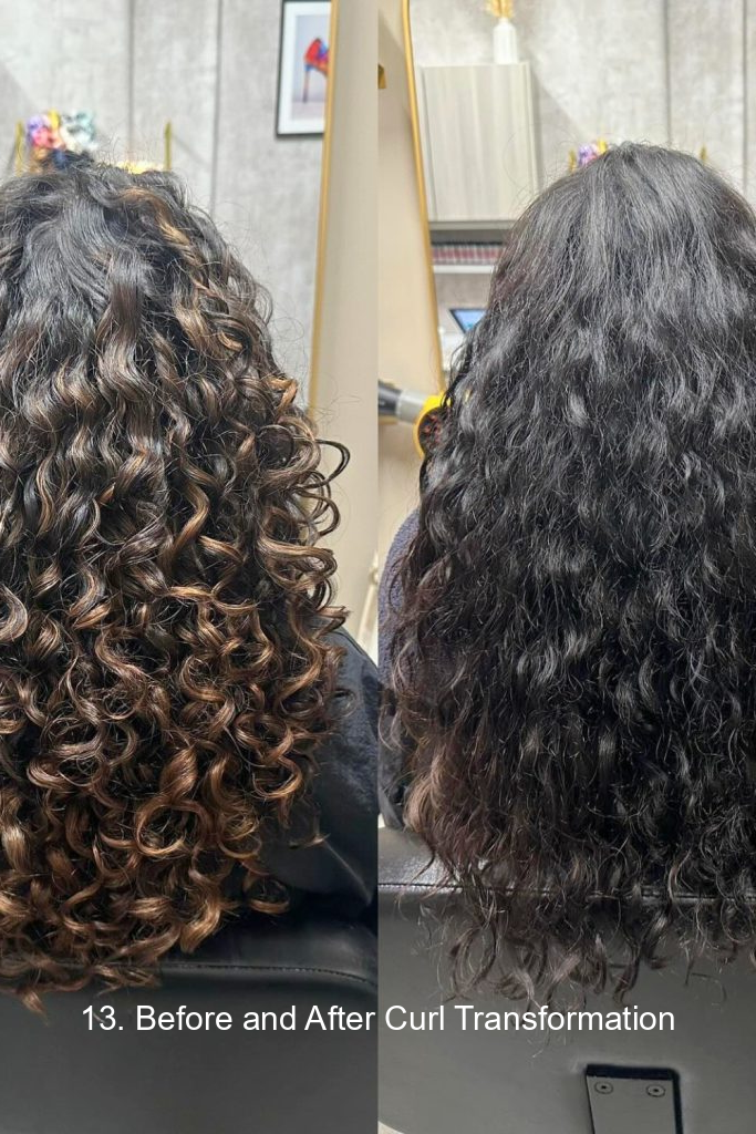 13. Before and After Curl Transformation