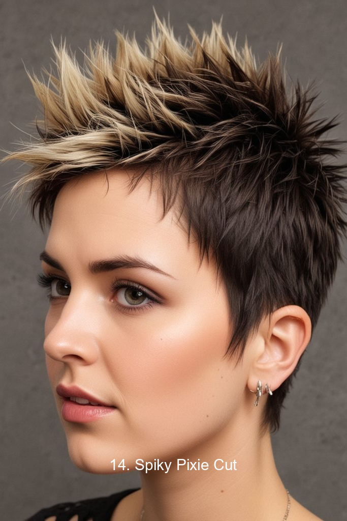 14. Spiky Pixie Cut