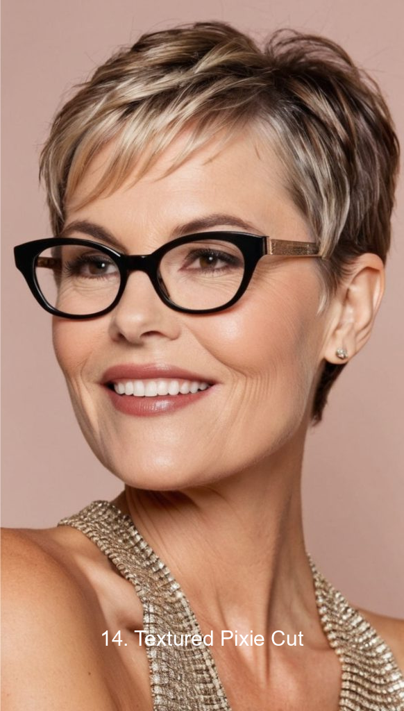 14. Textured Pixie Cut