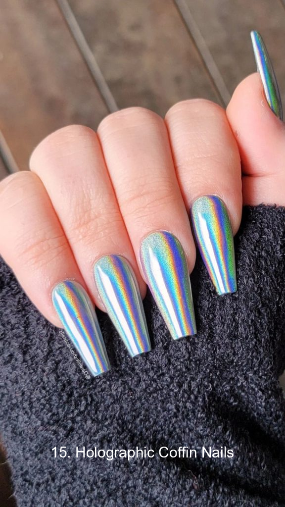 15. Holographic Coffin Nails