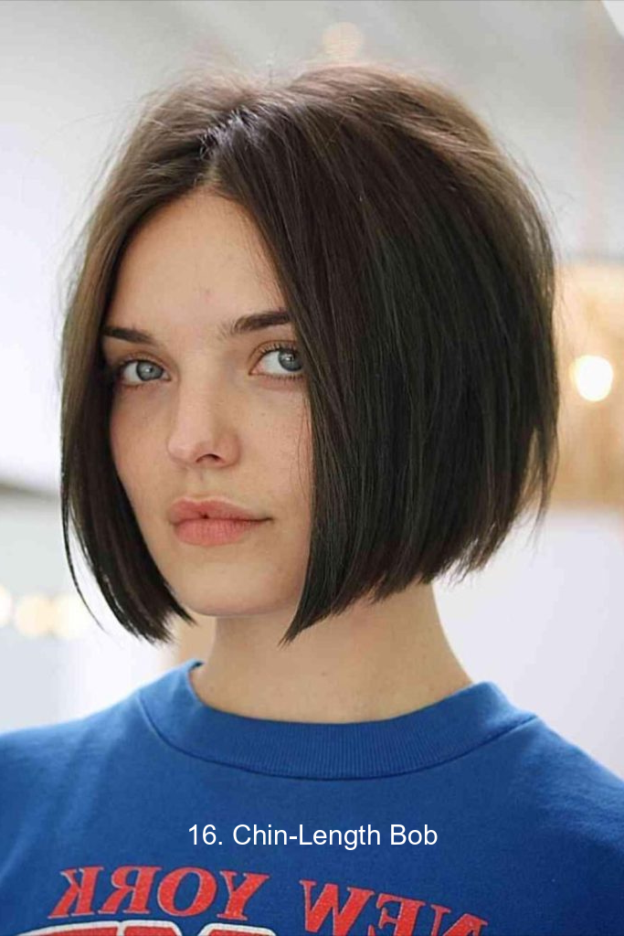 16. Chin-Length Bob