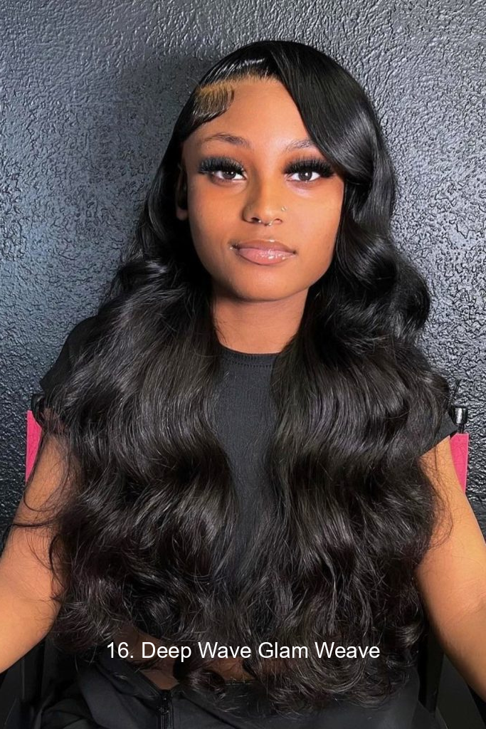 16. Deep Wave Glam Weave