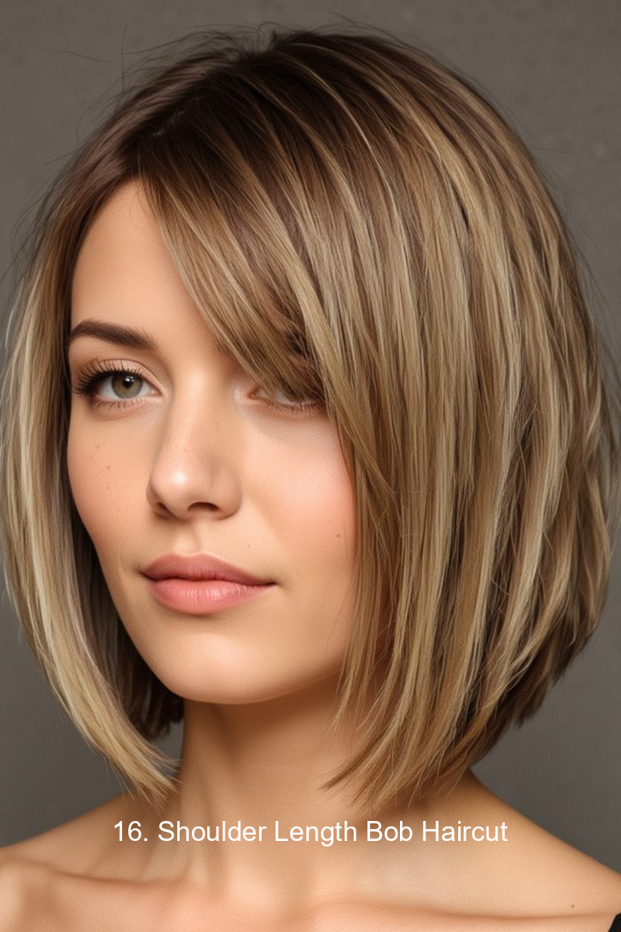 16. Shoulder Length Bob Haircut