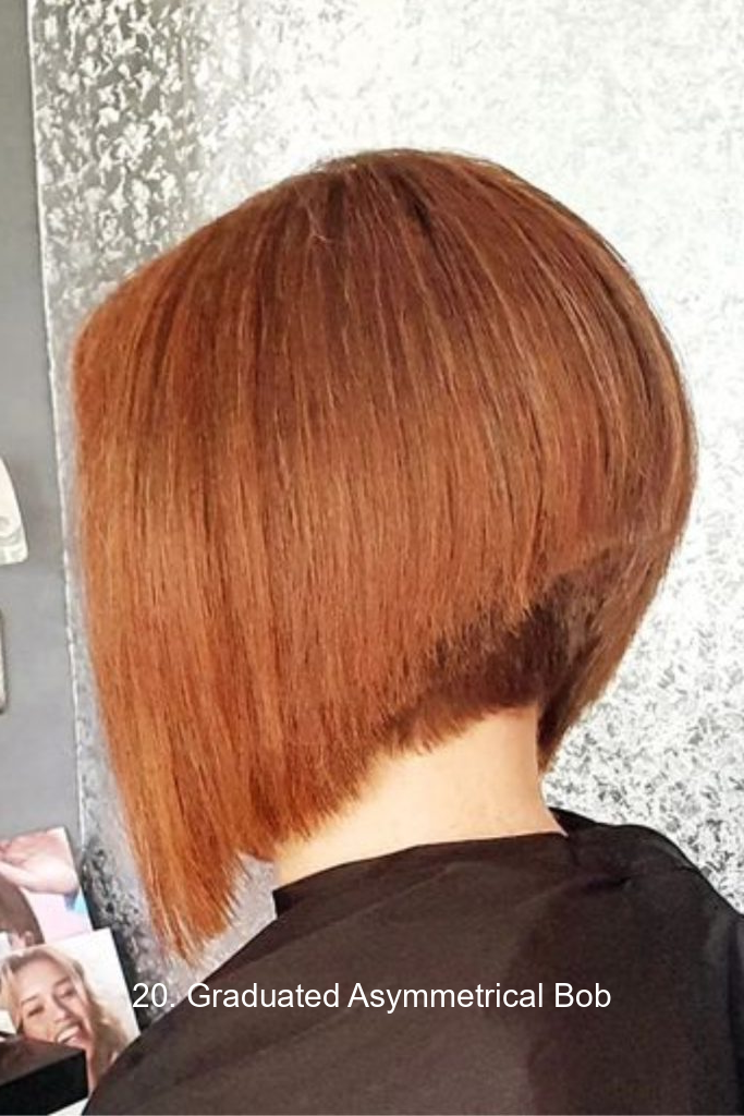 20. Graduated Asymmetrical Bob