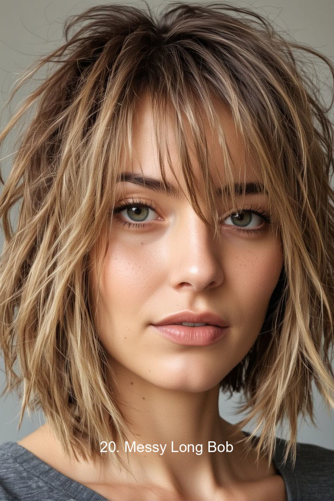 20. Messy Long Bob