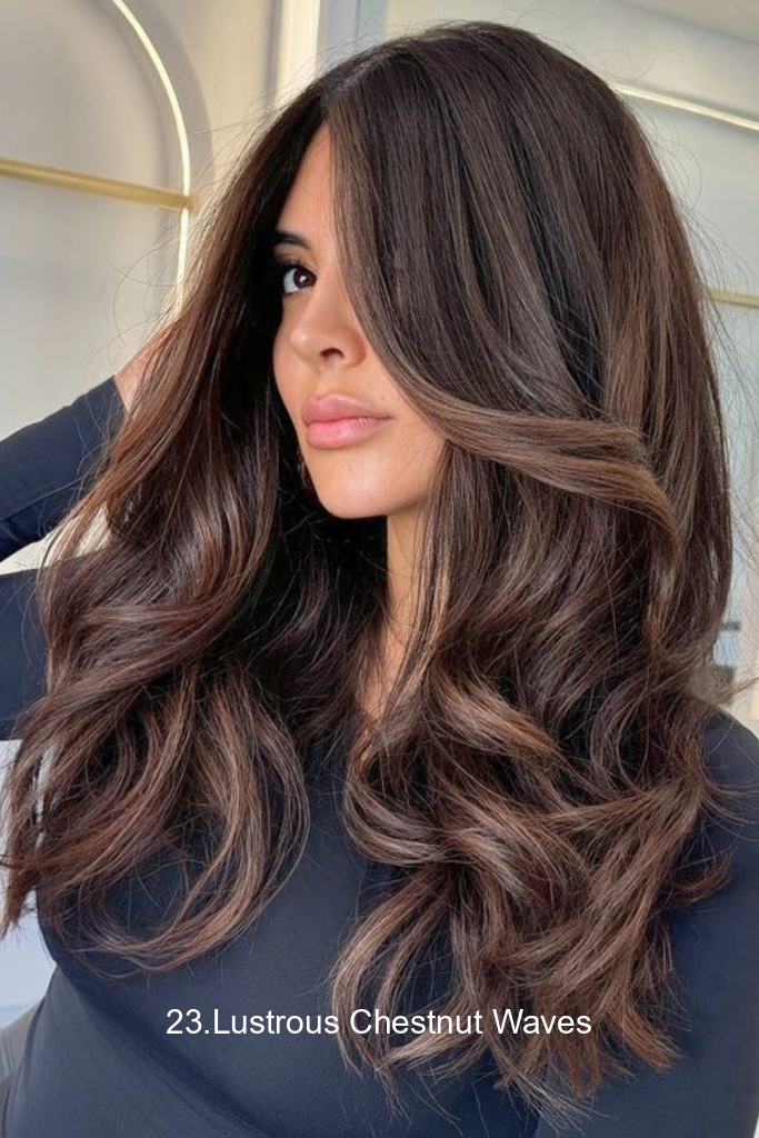 23.Lustrous Chestnut Waves