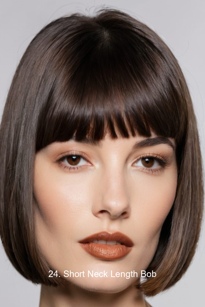 24. Short Neck Length Bob