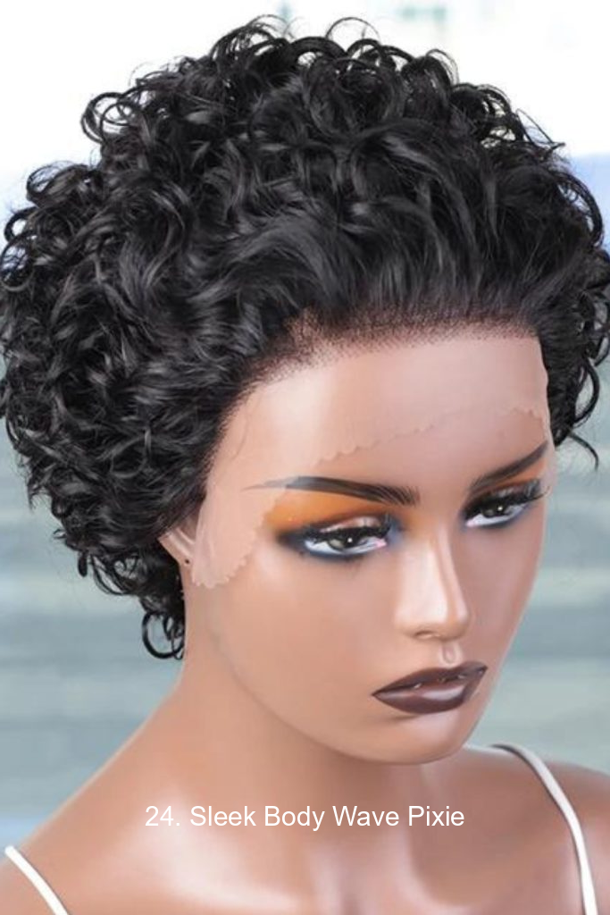 24. Sleek Body Wave Pixie