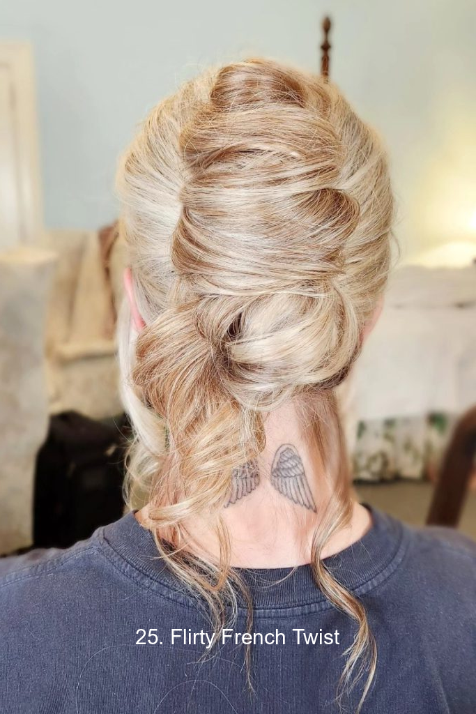 25. Flirty French Twist