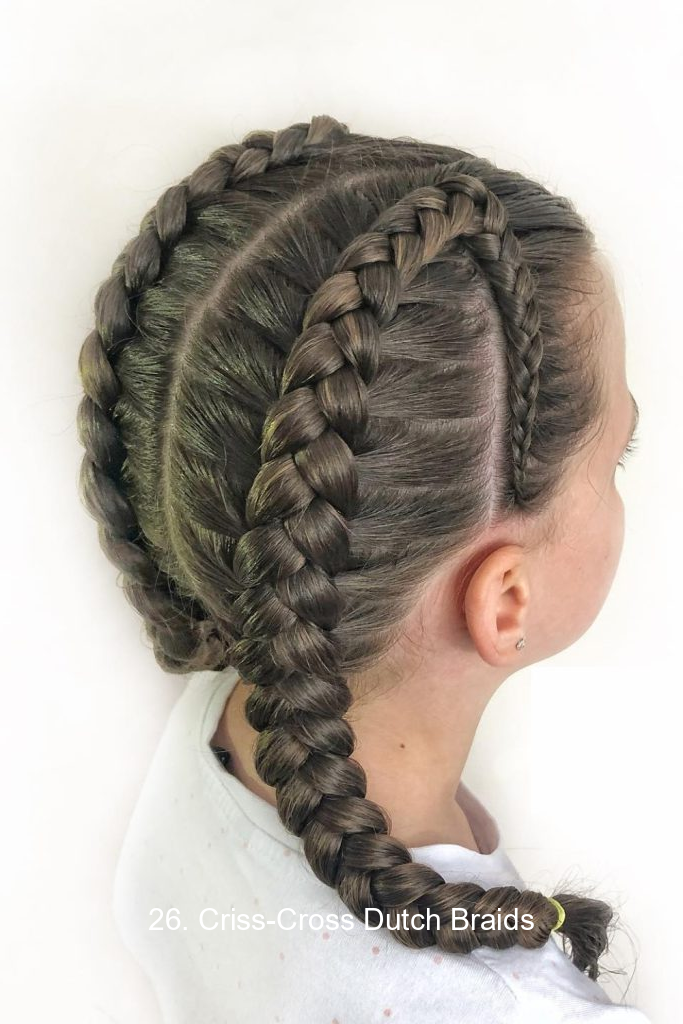 26. Criss-Cross Dutch Braids