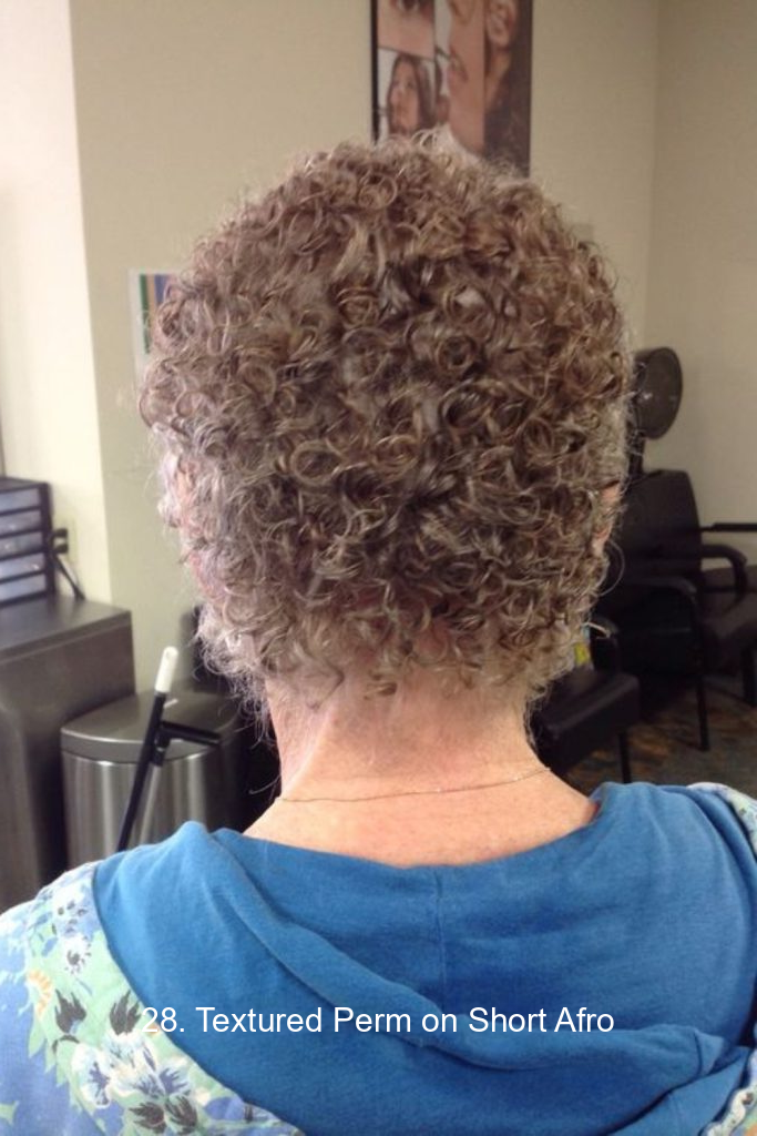 28. Textured Perm on Short Afro