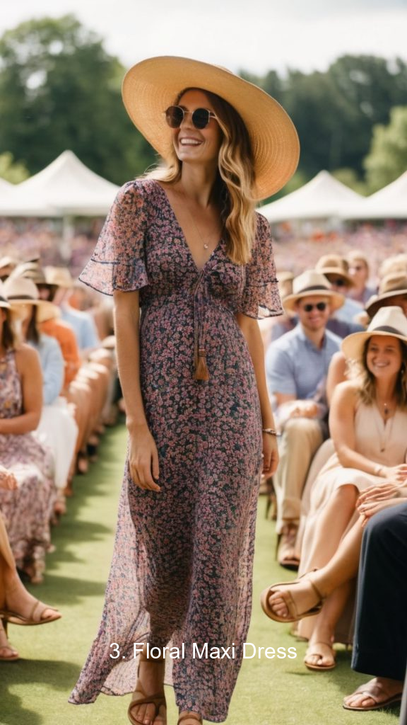 3. Floral Maxi Dress