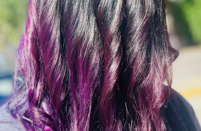 35. Dark Purple Ombre