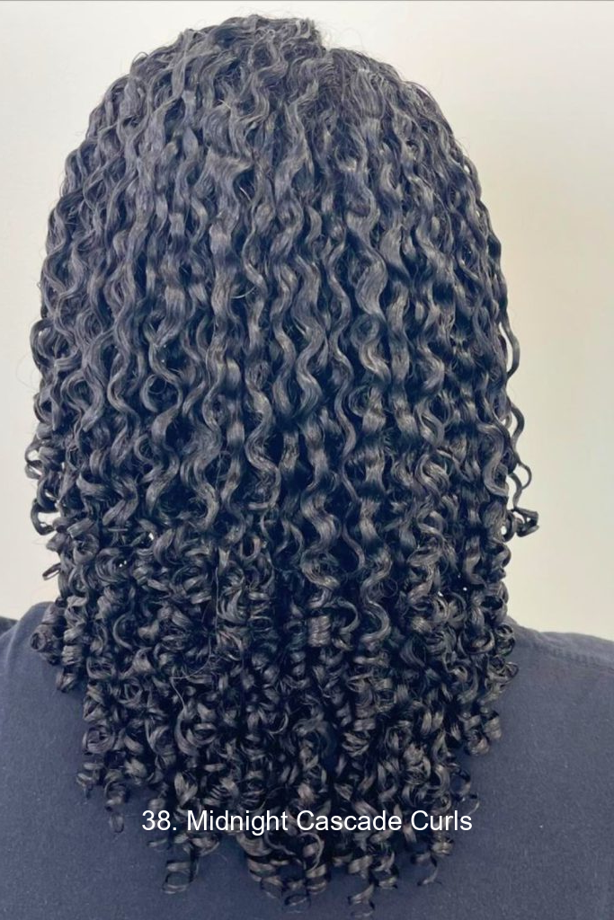 38. Midnight Cascade Curls