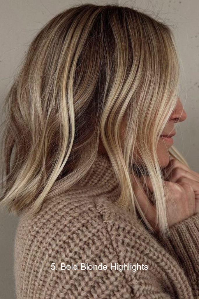 5. Bold Blonde Highlights