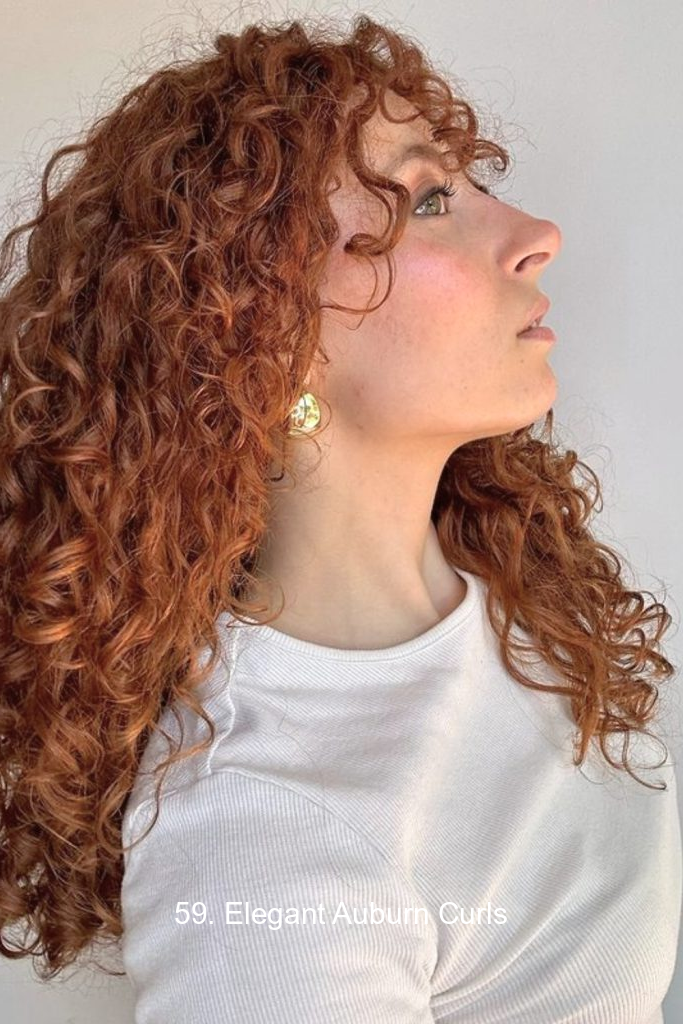 59. Elegant Auburn Curls