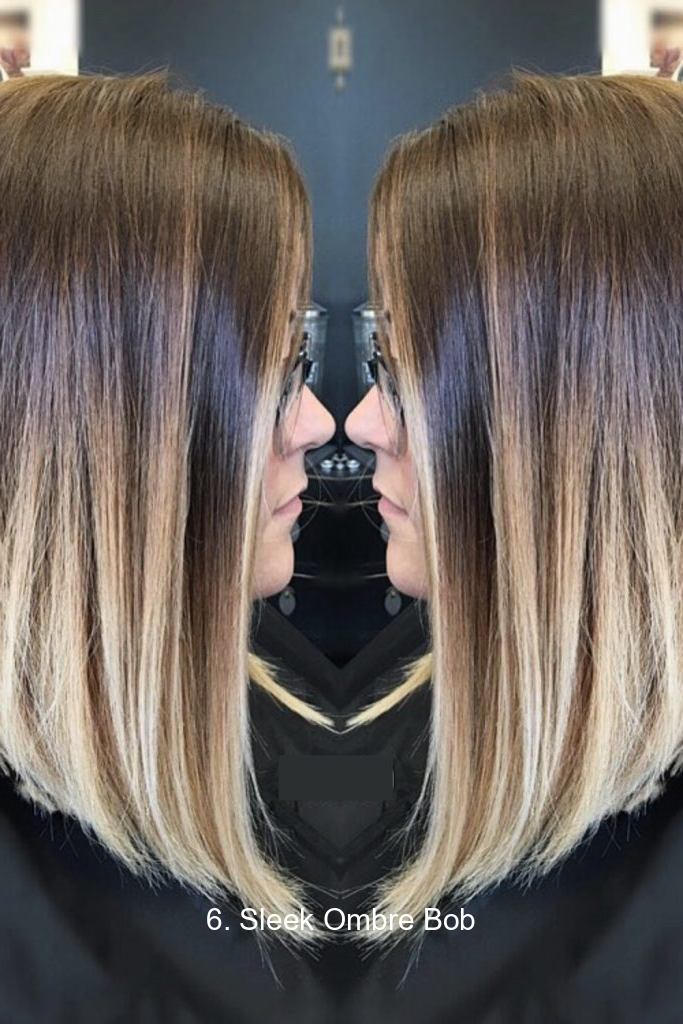 6. Sleek Ombre Bob