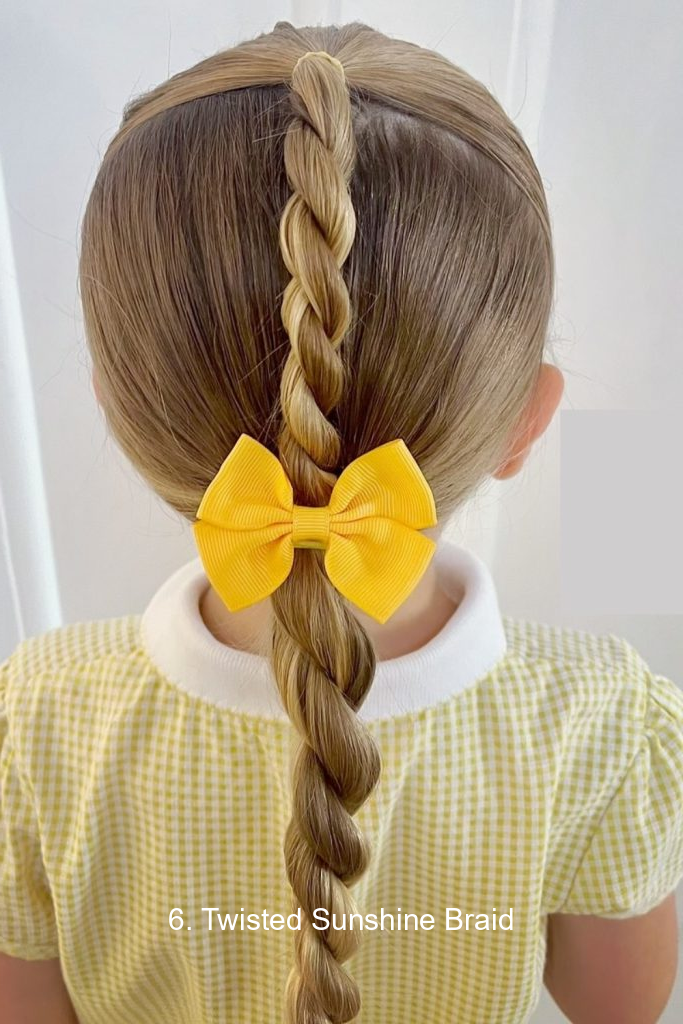 6. Twisted Sunshine Braid