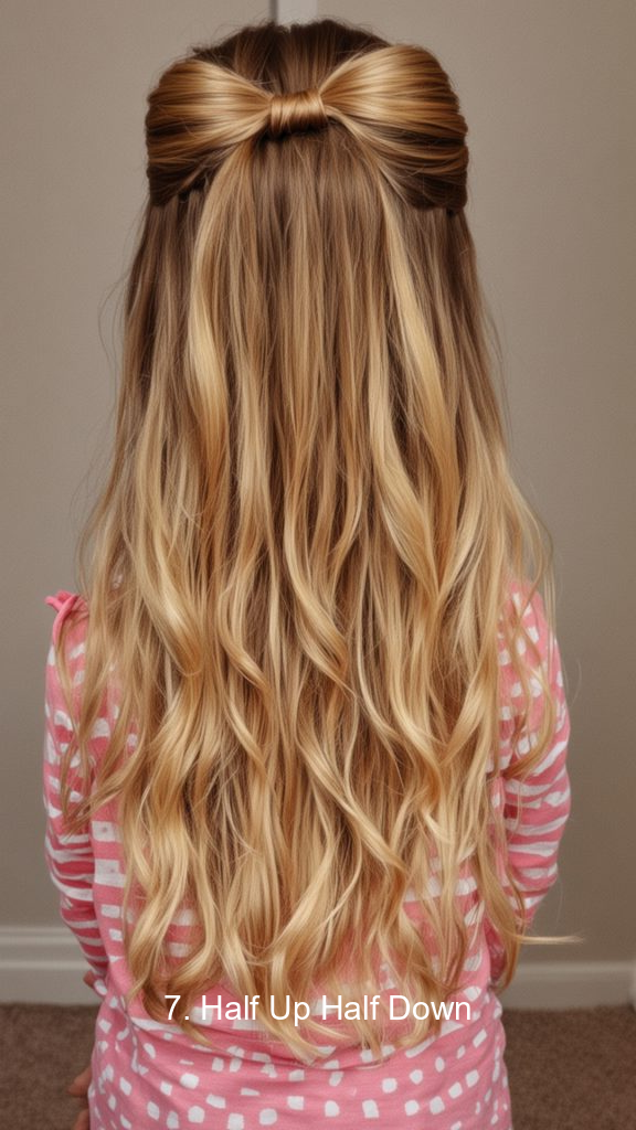 7. Half Up Half Down