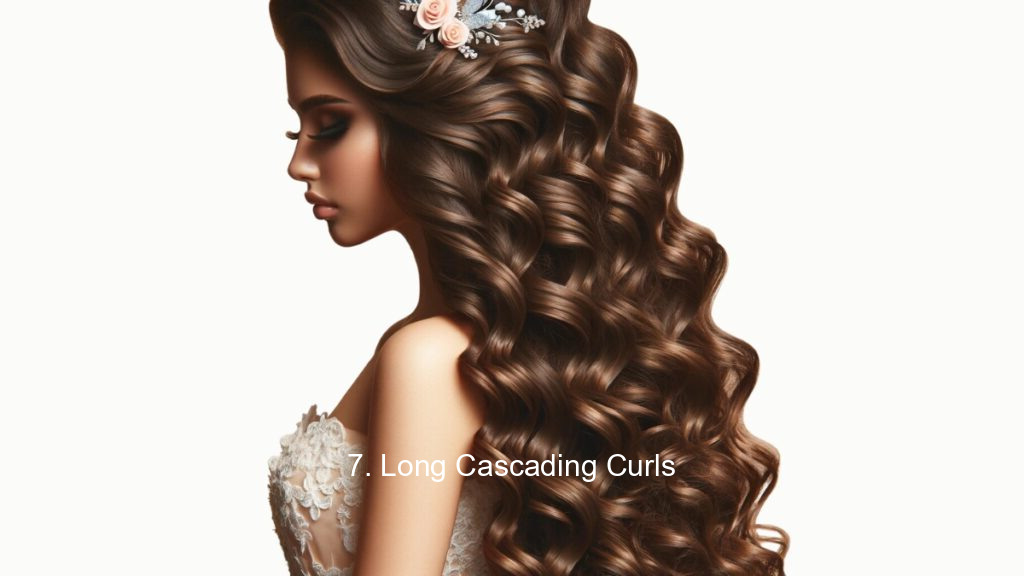 7. Long Cascading Curls