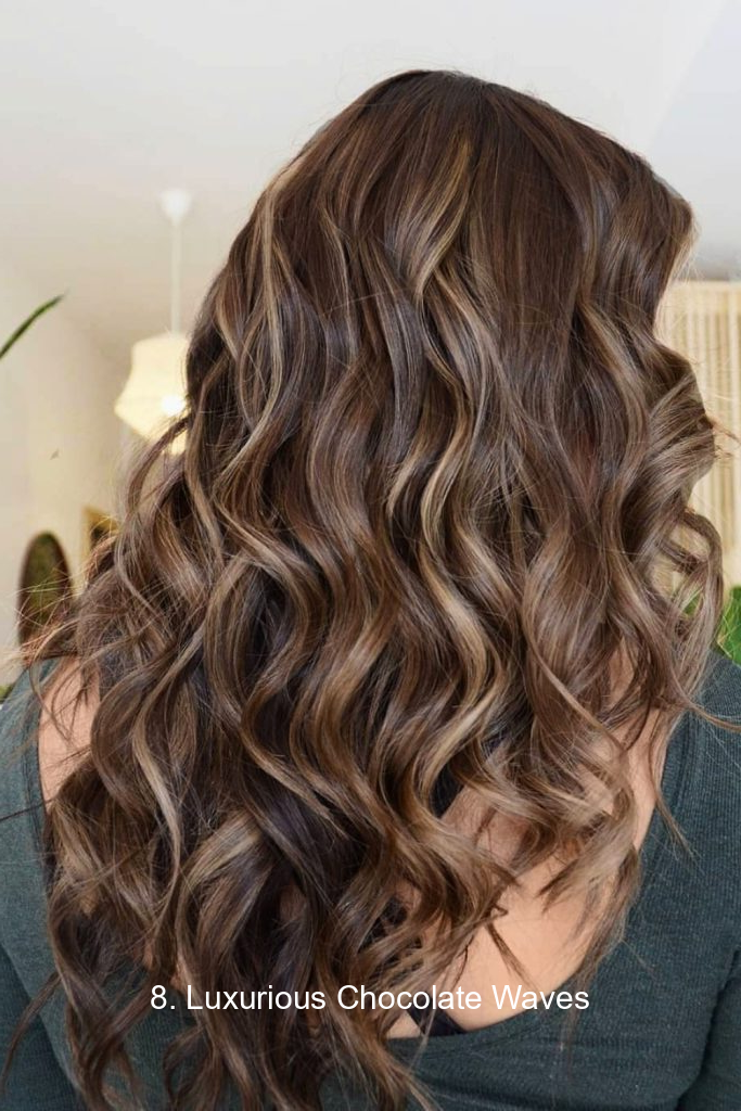 8. Luxurious Chocolate Waves