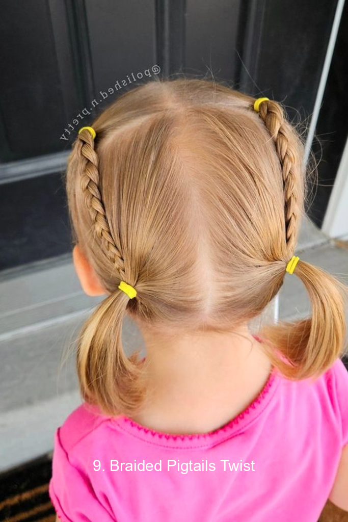 9. Braided Pigtails Twist